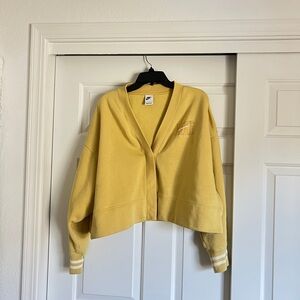 Nike Women's Yellow Varsity Jacket